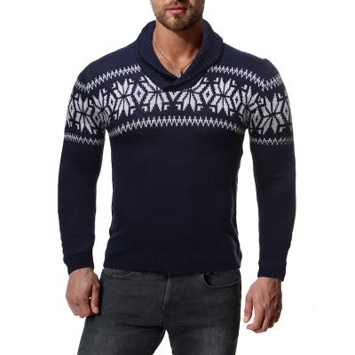 China OEM ODM 2021Winter Breathable Long Sleeve Knitted Jumper Pullower Mens Christmas Sweater for sale