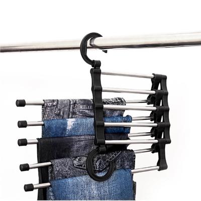 China Multifunctional 5 in 1 Almirah clothes rack closet airer wardrobe hanger for sale