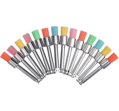 China Durable Dental Product Bristle Nylon Hair Brushes Nylon Bristles Bristle Prophy Dental Polishing Brush for sale