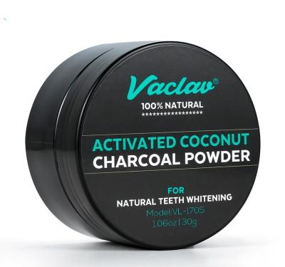 China Hot Selling Convenient Black Whites Powder 100% All Natural Coconut Shell Activated Charcoal Teeth Whitening Powder for sale