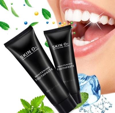 China Hot Sale Activated Charcoal Tooth Cleaning Care Natural Teeth Whitening Whitening Toothpaste for sale