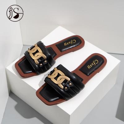 China CUSHIONING Summer outdoor sandals dazzle slippers and logo design ladies sandals 2021 custom wholesale new slippers for sale