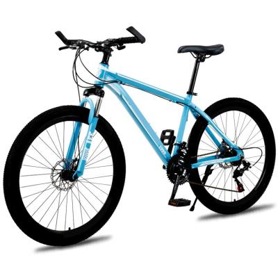 China Aluminum Alloy 27.5 Inch Aluminum Alloy Frame 24 Speed ​​Double Disc Brake Full Suspension Upright Mountain Bike for sale