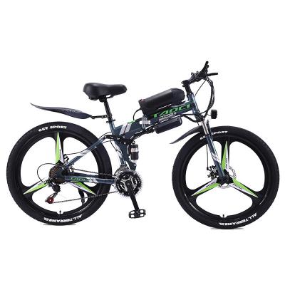 China High Quality High Carbon Steel 350W Motor 36V Power Foldable Electric Bicycle 26 Inch 21 Speed ​​Mountain Bike for sale