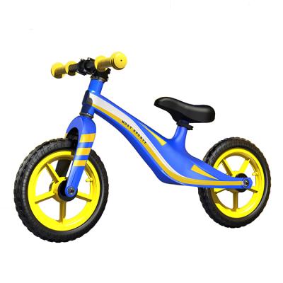 China Alloy Kids Magnesium Baby Toddler Carbon Steel 2-6 Years Old Balance Bike 12 Inch No Pedal for sale