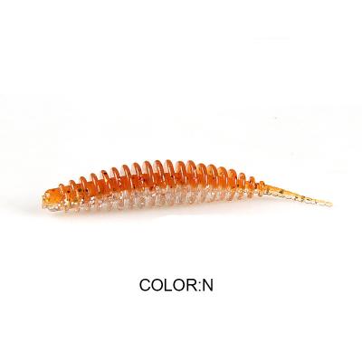 China Durable Soft Plastic Fishing Lure Baits65mm 1.83g Pack Of 10Fishing Baits Worms for sale