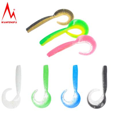 China Outdoor Activities Fishing Shad Bait Soft Plastic Fish Lure Soft Bait Lure Fishing Lure Maker for sale