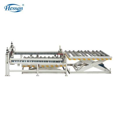 China Building material stores panel unloading machine /Automatic feeding laminating machine for wood working machinary for sale