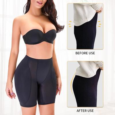 China Antibacterial Women Hip Pad Butt Lifter Shapewear Back Control Panties and Side Enhancer Waist High Deep Pad Shaper Detachable Slimming Panties for sale