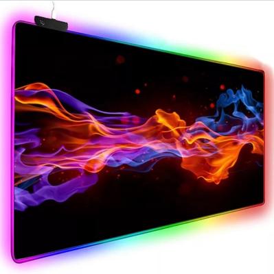 China High quality PASSIONATE! ! ! Customize Sublimation White PU Leather RGB Mouse Pad Gaming Mouse Pad for sale