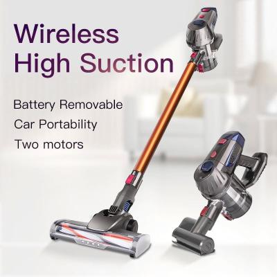 China Best Cordless Rechargeable Battery Bagless Rechargeable Stick Handheld Portable Vacuum Cleaner for Car and Home Hotel for sale