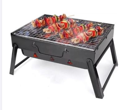 China Foldable Adjustable Height Portable Outdoor Charcoal BBQ Grill Stainless Steel Size BBQ BBQ Grill Smoker for sale