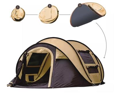 China Automatic Pop Up Tent High Quality Waterproof Camping Family Tent Durable 6 Person Outdoor Pop Up Tents for sale