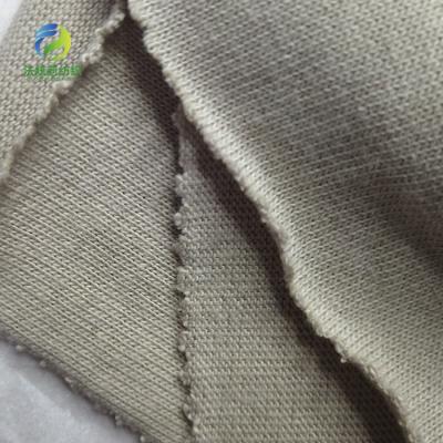 China Sustainable Organic Hemp Cotton Jersey Fabric 265gsm 15%Hemp 85%Organic Cotton Hemp Jersey Knit Fabirc For Garment for sale