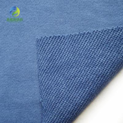 China Shrink-Resistant Cotton Knit Jersey Fabric For Clothing Material 280gsm 58%Cotton 42%Polyester Terry Cotton Knitted Fabric For Sweatshirts for sale