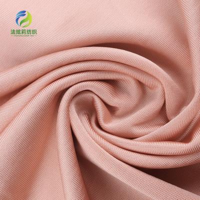 China Plain 100% Anti Pill Print 260gsm Rayon Filament Rib Spandex Silky Shiny Op Stretch Jersey Pique Knitted Fabric For Top Dress for sale