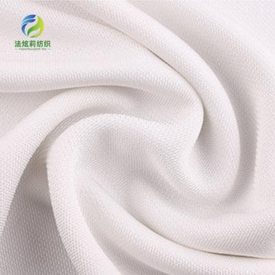 China High Quality Anti Pill Silky 200gsm High-Twist Printing Shiny Single Squishy Pique Knitted 100% Filament Rib Jersey Interlock Fabric for sale