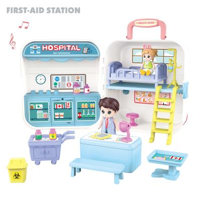 China Children's stage play medicine cabinet medical suitcase sets toy girl's educational toys costume models for sale