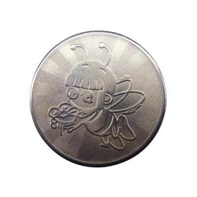 China New Design High Quality Stainless Steel Game Customized Stainless Steel Arcade Game Coin Metal Game Token Coins for sale