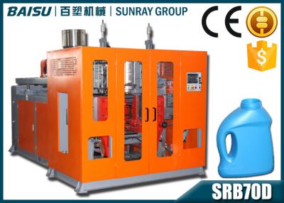 China Hydraulische Plastic Blazende Machine, de Vloeibare Detergent Fles die van Flessenpvc Machine srb70d-1 maken Te koop