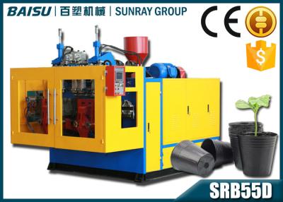 China 2 Head Double Station Blow Moulding Machine , Seedling Tray Plastic Pot Making Machine SRB55D-2 for sale