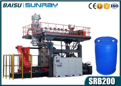 China 200 Liter Blue Plastic Drum Making Machine With Bottom Blowing System SRB200 for sale