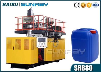 China Accumulating Type EBM Blow Mould Machine , 25 Litre Plastic Jerry Can Making Machine SRB80 for sale