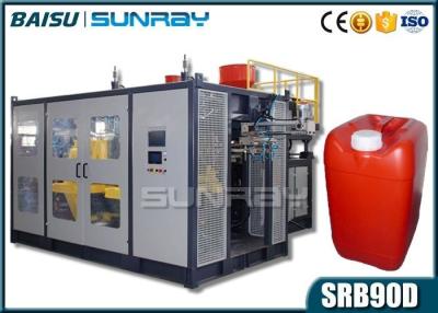 China Dubbele de Slag van de Postuitdrijving het Vormen Machine, 20L-Jerrycanhdpe Slag het Vormen Machine srb90d-1 Te koop