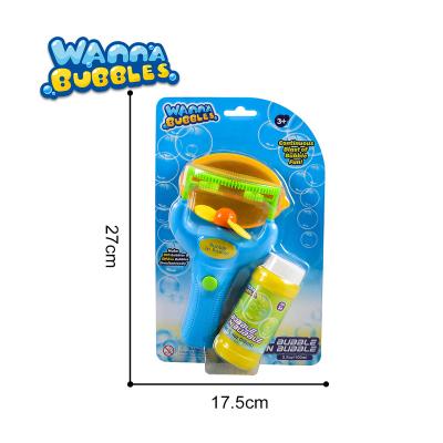 China Over 2 Years Factory Wholesale Outdoor Super Bubble Toys Automatic Bubble Toy Machine Bubble Games Game With Fan for sale