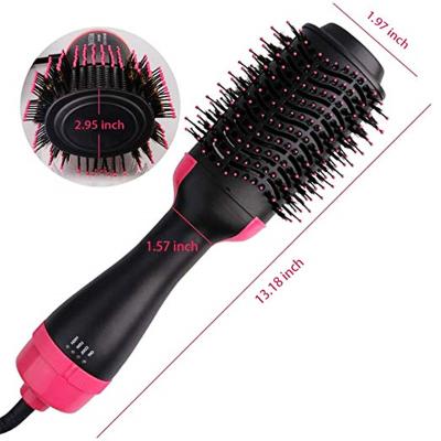 China For Home Use Best Selling 1000W Volumizer Styling Tool Hot Air Comb Blow Dryer Brush Hair Straightener Dryer for sale