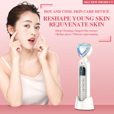 China Hot and cool skin care device, reshape Yong skin to rejuvenate skin /refine pores photon deep cleaning rejuvenation H8 for sale