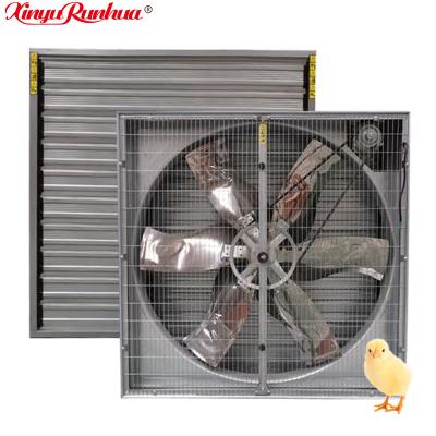 China Factory Farm Greenhouse Poultry 36 Inch 1000mm Livestock Centrifugal Ventilation Exhaust Fan Push-pull Type Automatic Shutter Fan for greenhouse and pig farm for sale