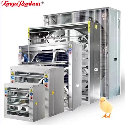 China Factory Farm Greenhouse Poultry Industrial Exhaust Fan With Cooling Pad For Greenhouse Cooling System for sale