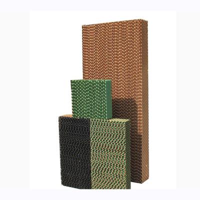 China Farms Hot Selling Product Honeycomb Filter Air Cooling Pad And Cooling Pad And Fan For Greenhouse Or Poultry Houses for sale