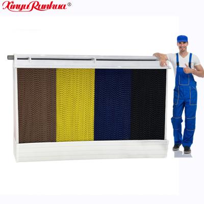 China Farms Corrugated Paper  Cooling Pad For Poultry Or Greenhouse Ventilation System With Pvc/aluminum/stainless Steel Frame for sale