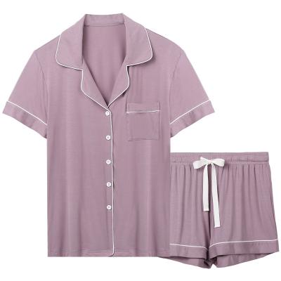 China QUICK DRY Factory direct sale summer homewear women's sleepwear brand logo pajamas for women high quality women's cotton pajamas set for sale