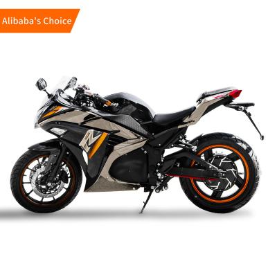 China Romania fastest adult 8000 watt unisex unisex 72v racing electric sportbike 5000w street motorcycle for men with lithium battery for sale