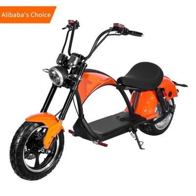 China 2022 cheap price unisex citycoco 60v two wheel 10 inch tire high power motorcycle electric scooter china for adults teenagers for sale