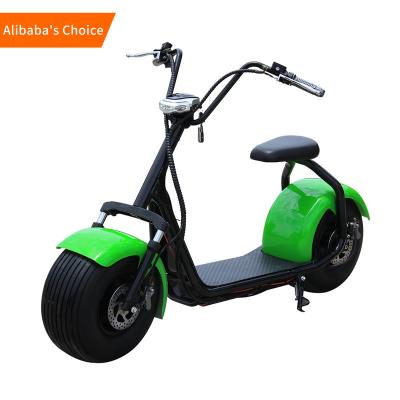 China Hot selling unisex smart wide tire low price fat wheel 1500 watt custom har import electric scooters max 40 kilometer pasture from china for sale