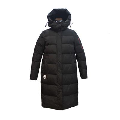 China Factory Custom Women Winter Waterproof Coated Warm Women's Jackets Cotton-padded Bubble Long Jacket for sale