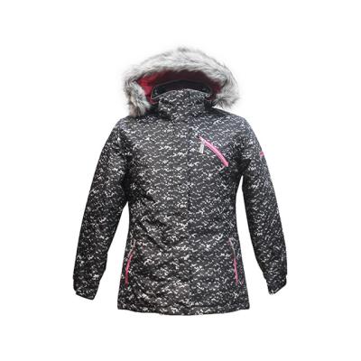 China New design wholesale price ladies and gentlemen's clothing parka girls two-piece waterproof hooded ski suit for sale