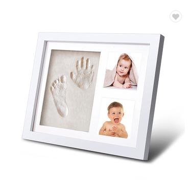 China With Function Baby Footprint Kit Photo Recording Inkless Frame With Voice Recording Function for sale