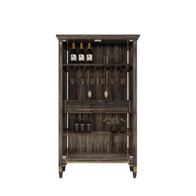 China Adjustable (Height) Customized Modern Luxury Wood Cabinet Living Room Post Modern Wine Bar Buffet for sale