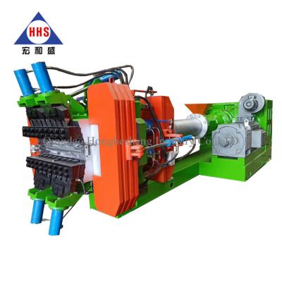 China Hydraulic Silicone Pin Type Rubber Extruder Machine Vacuum Rubber Hose Extrusion Machine for sale