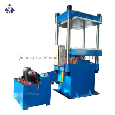 China Four Column Type Hydraulic Vulcanizing Press Machine / 200T Vulcanizer for sale