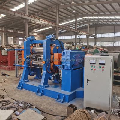 China 3 Rolls Rubber Calender Machine For Making Rubber Coating / Rubber Sheet for sale