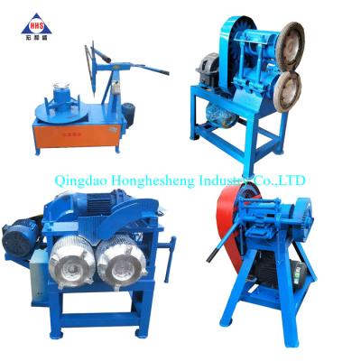 China 3kw Continuous Type Tire Strip Cutter For Cutting Waste Tire for sale