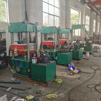 China Rubber Platen Hot Compression Moulding Machine 300 Degree 5.5KW for sale