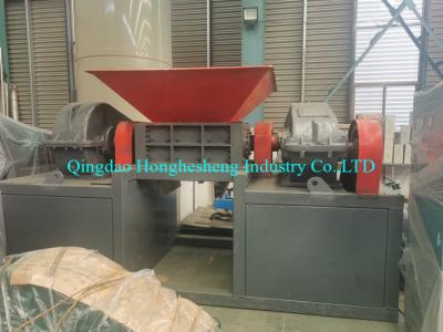 China 1000-Model Biaxial Tyre Iron Sheet Scrap Plastic Crusher Steel Plate Crusher for sale