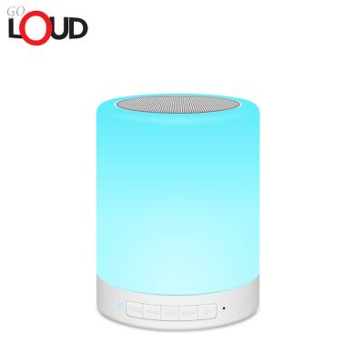 China 2023 New Arrival PORTABLE Wireless Colorful Magic Bluetooth Speakers LED Light Stereo Sound Touch Control Speakers for sale